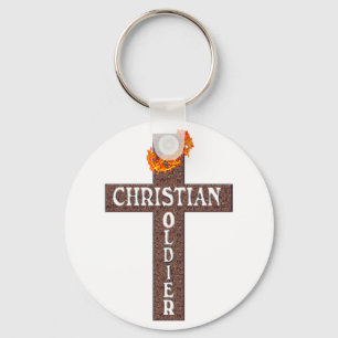 1 THESSALONIANS 5:8 CHRISTIAN SOLDIER KEY RING