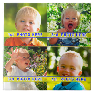 1 to 4, Picture Tiles, or as, Personalised Trivets