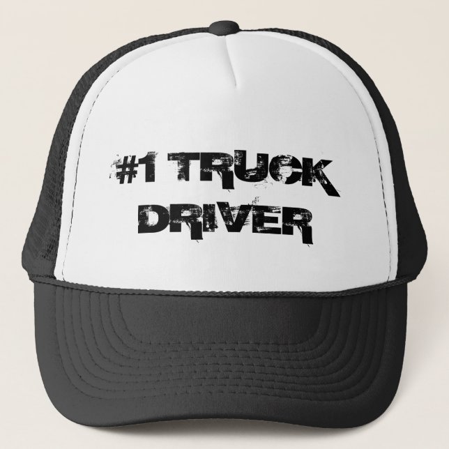 "#1 Truck Driver" trucker hat (Front)