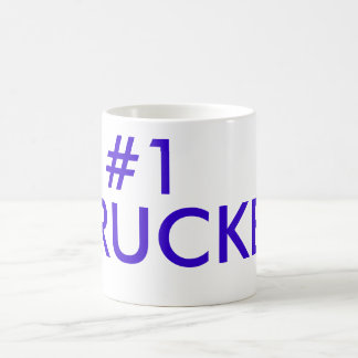 #1, TRUCKER COFFEE MUG