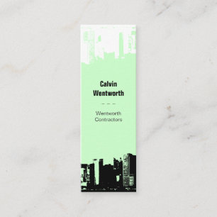 1 Up 1 Down Downtown Mini Business Card