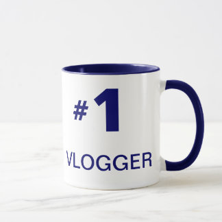 #1 Vlogger Mug (left-handed) style 2
