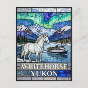 1. Whitehorse Yukon Northern Landscape ❄️ Postcard