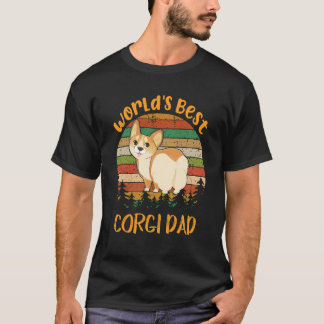 1 World's Best Corgi Dad T-Shirt