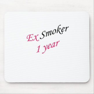 1 year ex-smoker mouse pad