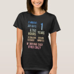 1 Year Married Funny 1st Wedding Anniversary T-Shirt<br><div class="desc">1 Year Married Funny 1st Wedding Anniversary</div>