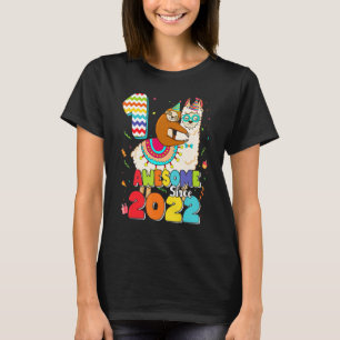 1 Year Old Awesome Since 2022 1st Birthday Shirt T
