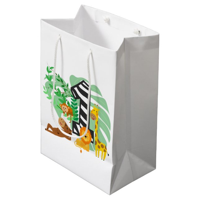 1 year old! Happy Birthday baby! Medium Gift Bag (Front Angled)