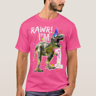 1 Year Old Shirt 1St Birthday Boy T Rex Dinosaur