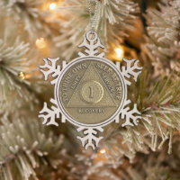 1 Year Sober Anniversary Medallion