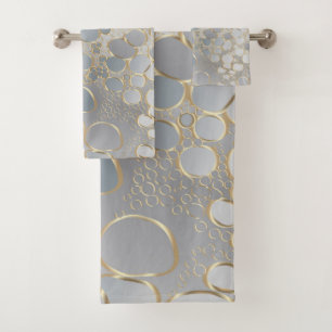 1Abstract digital work Bath Towel Set