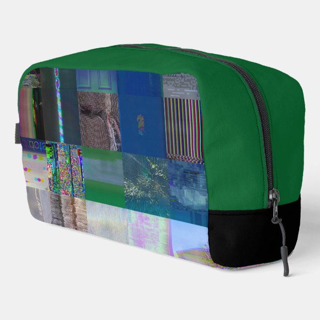 1C9984DA Glitch Art Digital Distortion Vaporwave Dopp Kit (Right Corner)