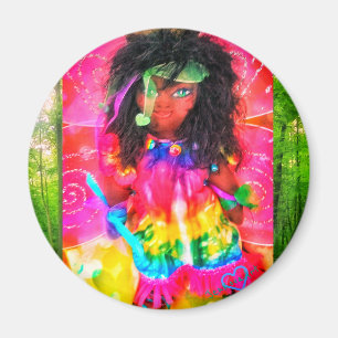 1FAERY DOLL PINK MAGNET