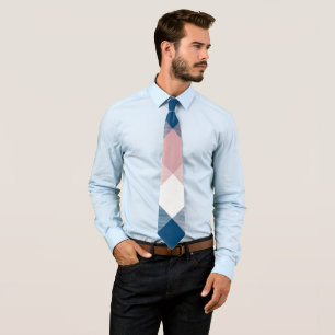 1Geometrical Square Abstraction 1 Tie