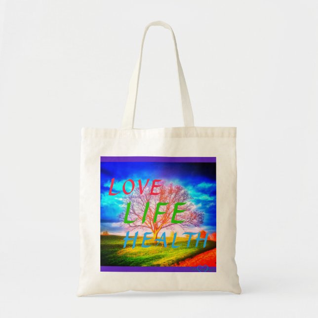 1LIFE TREE TOTE BAG (Front)