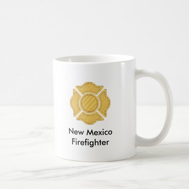 1LOGO11,      New Mexico     Firefighter Coffee Mug (Right)