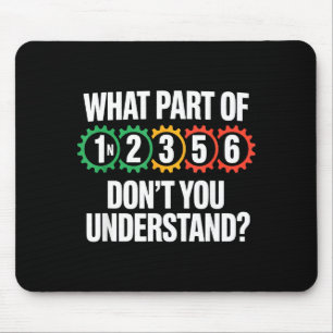 1n256 Motorcycle Shift Biker Motorcyclist Mouse Pad