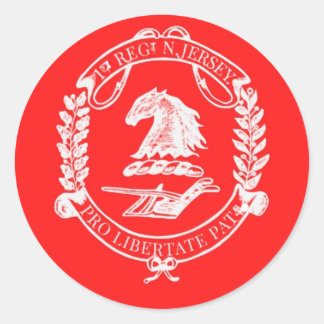 1NJ Logo Small Sticker