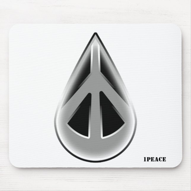 1PEACE PEACEdrop Mouse Pad (Front)