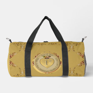 1st/50th Wedding Anniversary Golden Duffle Bag
