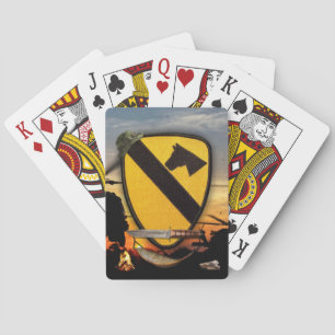 1st 7th cavalry fort hood air cav playing cards