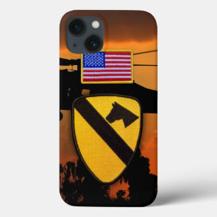 1st 7th cavarly air cav fort hood veterans vets iPhone 13 case