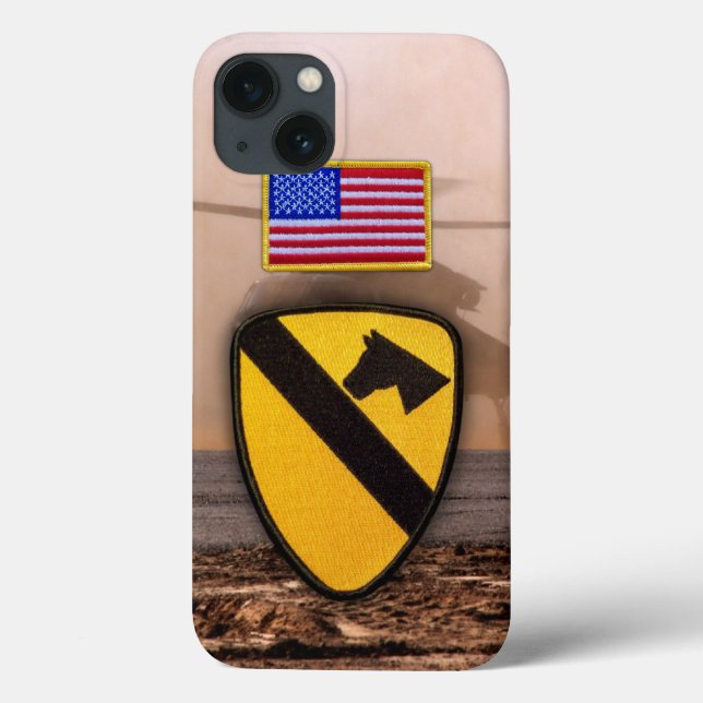 1st 7th cavarly air cav fort hood veterans vets Case-Mate iPhone case (Back)