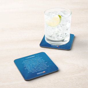 1st amendment US consitution Free Speech MAGA x6 Coaster