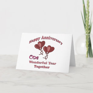 1st. Anniversary Card