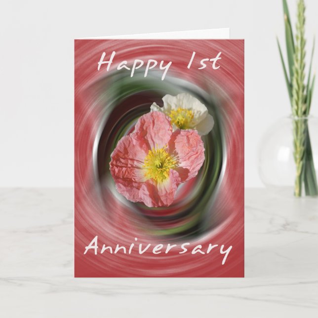 1st Anniversary Card (Front)