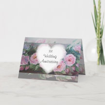 1st anniversary card