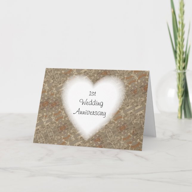 1st anniversary card (Front)