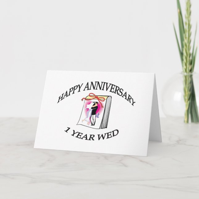 1st ANNIVERSARY Card (Front)