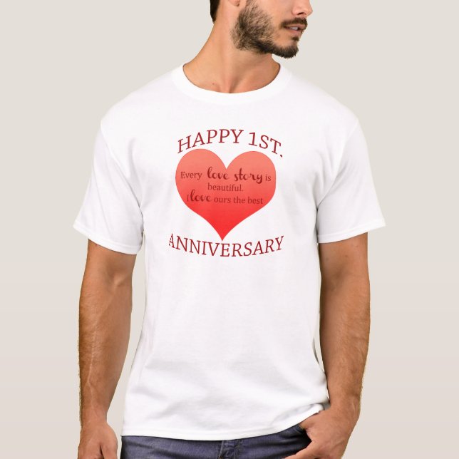 1st. Anniversary T-Shirt (Front)