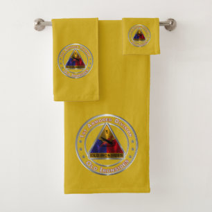 1st Armored Division  Bath Towel Set