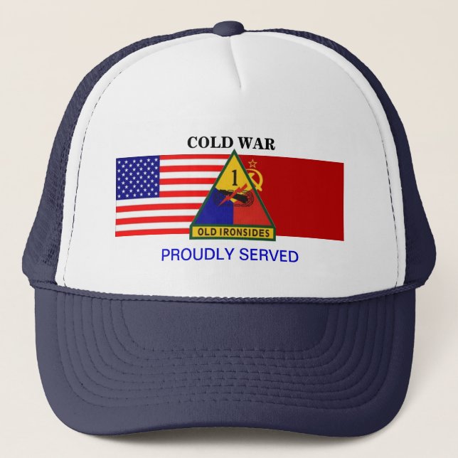 1ST ARMORED DIVISION COLD WAR HAT (Front)