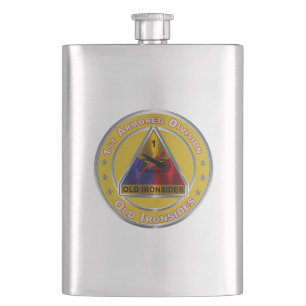 1st Armored Division  Hip Flask