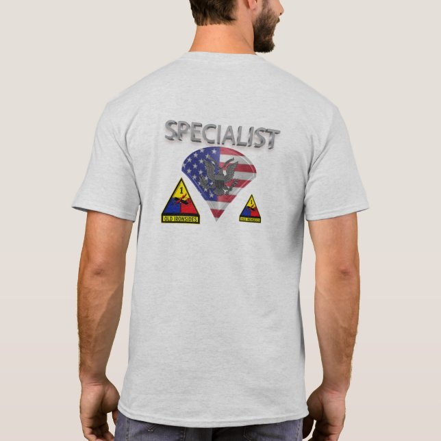 1st Armored Division Specialist T-Shirt (Back)