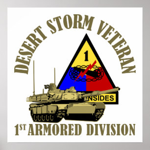 1st Armoured Division [1st AD] Poster