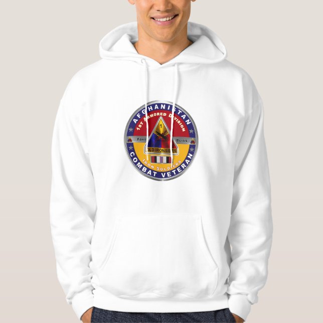 1st Armoured Division Afghanistan Veteran Hoodie (Front)