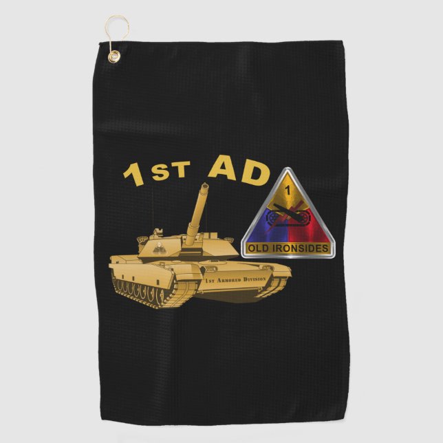 1st Armoured Division Golf Towel (Front)