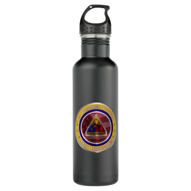 1st Armoured Division “Old Ironsides” 710 Ml Water Bottle (Front)