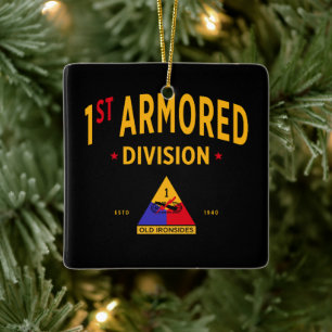 1st Armoured Division "Old Ironsides" Ceramic Ornament