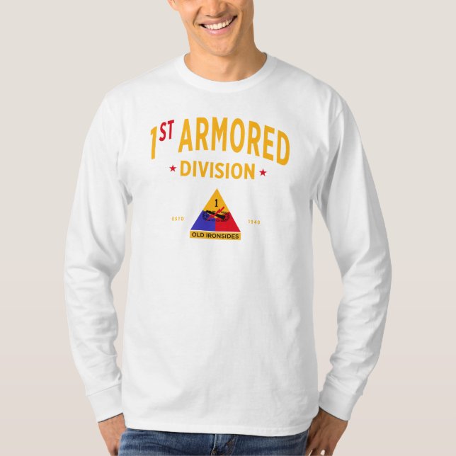 1st Armoured Division "Old Ironsides" T-Shirt (Front)