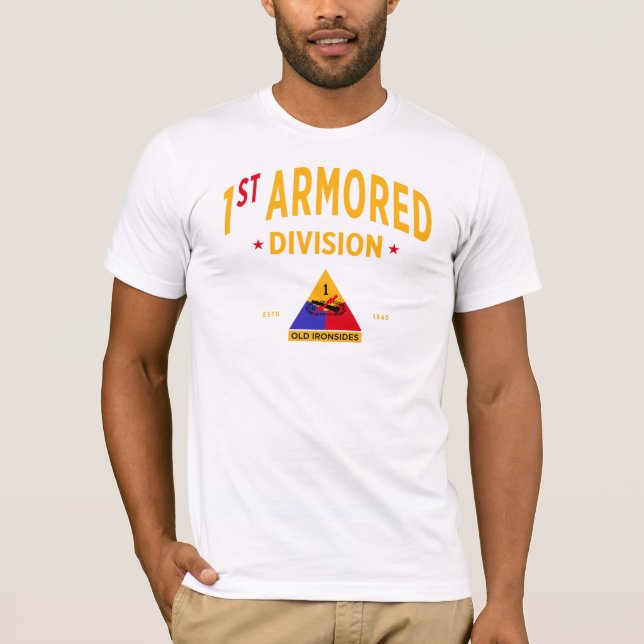 1st Armoured Division "Old Ironsides" T-Shirt (Front)