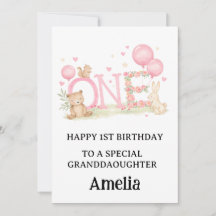 1st baby girl happy cute teddy bear pink balloons