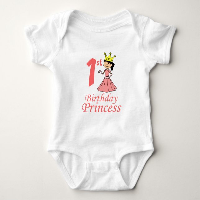 1st Baby Princess Bodysuit (Front)