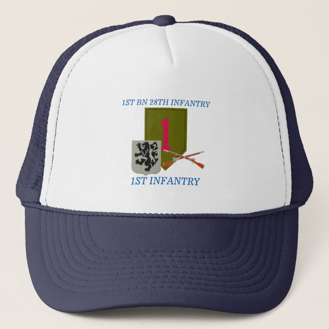1ST BATTALION 28TH INFANTRY 1ST INFANTRY HAT (Front)