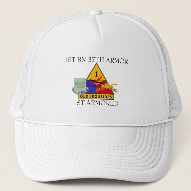 1ST BATTALION 37TH ARMOR 1ST ARMORED HAT (Front)