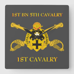 1ST BATTALION 5TH CAVALRY 1ST CAVALRY CLOCK